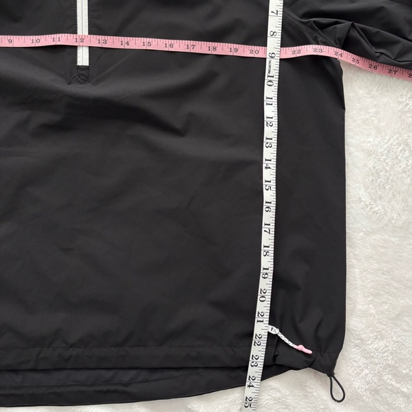 POLO GOLF RALPH LAUREN Packable Anorak Black Hooded Unlined Golf Windbreaker--L - Picture 15 of 15